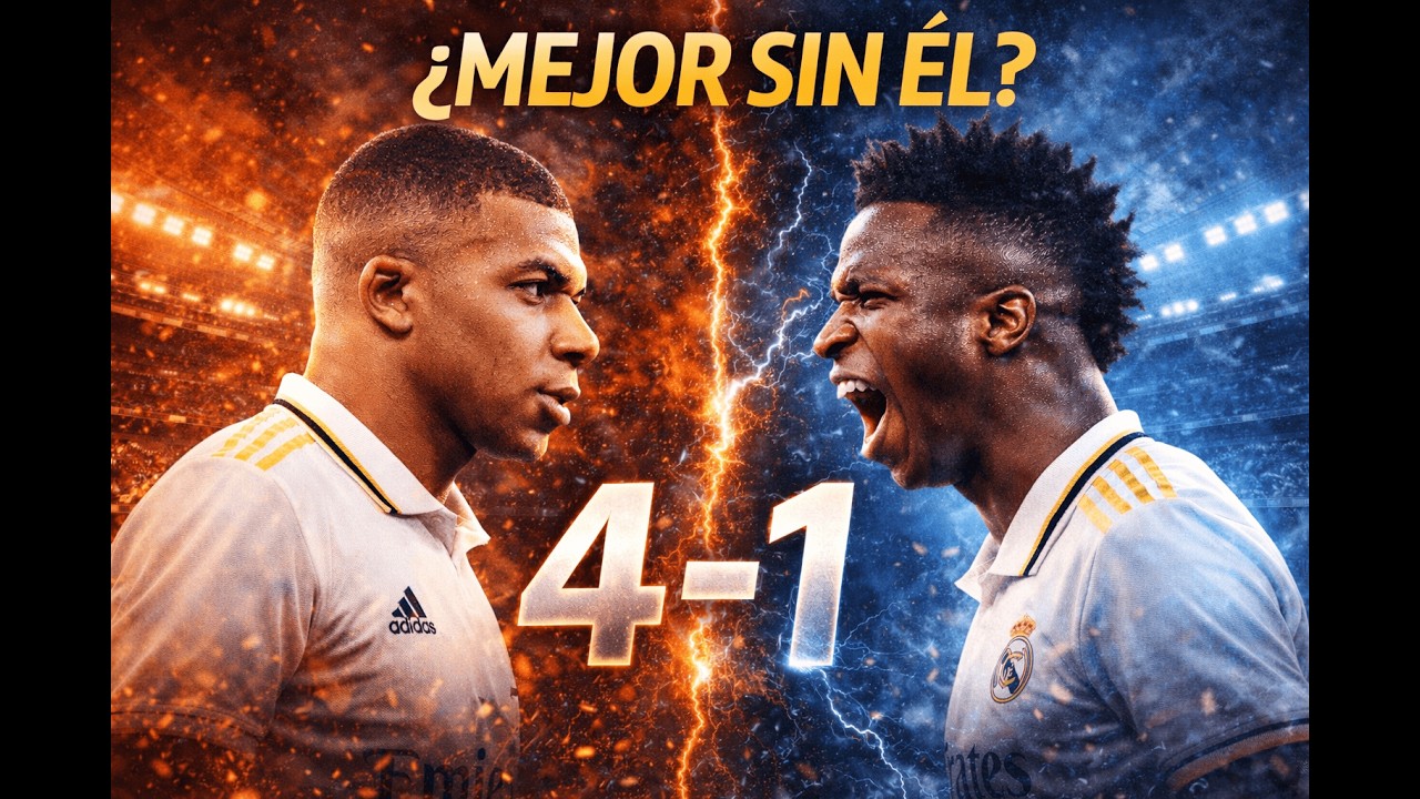 ¿VINICIUS MEJOR SIN MBAPPÉ? El 4-1 del Madrid que dejó dudas...