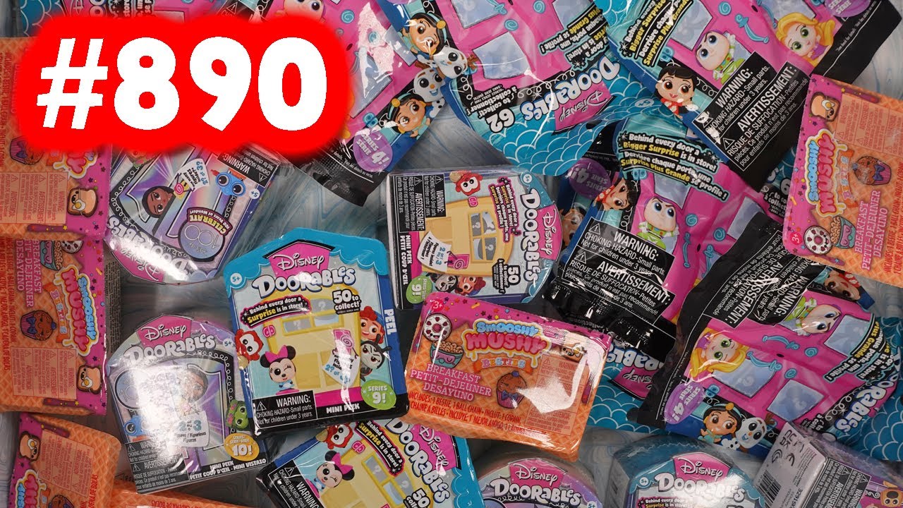 Random Blind Bag Box #890 - Smooshy Mushy Breakfast Besties, Disney Doorables Series 4, 7, 9 and 10
