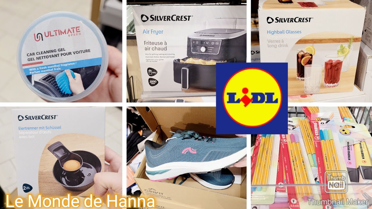LIDL FRANCE ARRIVAGE 08-03 MAISON 🏠 BONS PLANS 