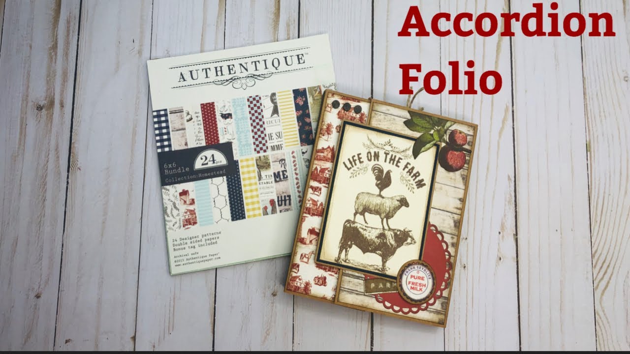 Authentique Homestead Accordion Folio
