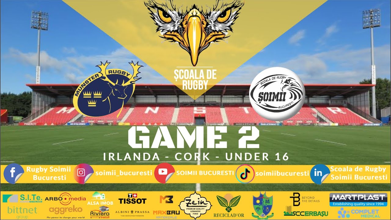 Munster Rugby Academy u16 vs ACS Soimii Bucuresti #rugby u16 - Cork