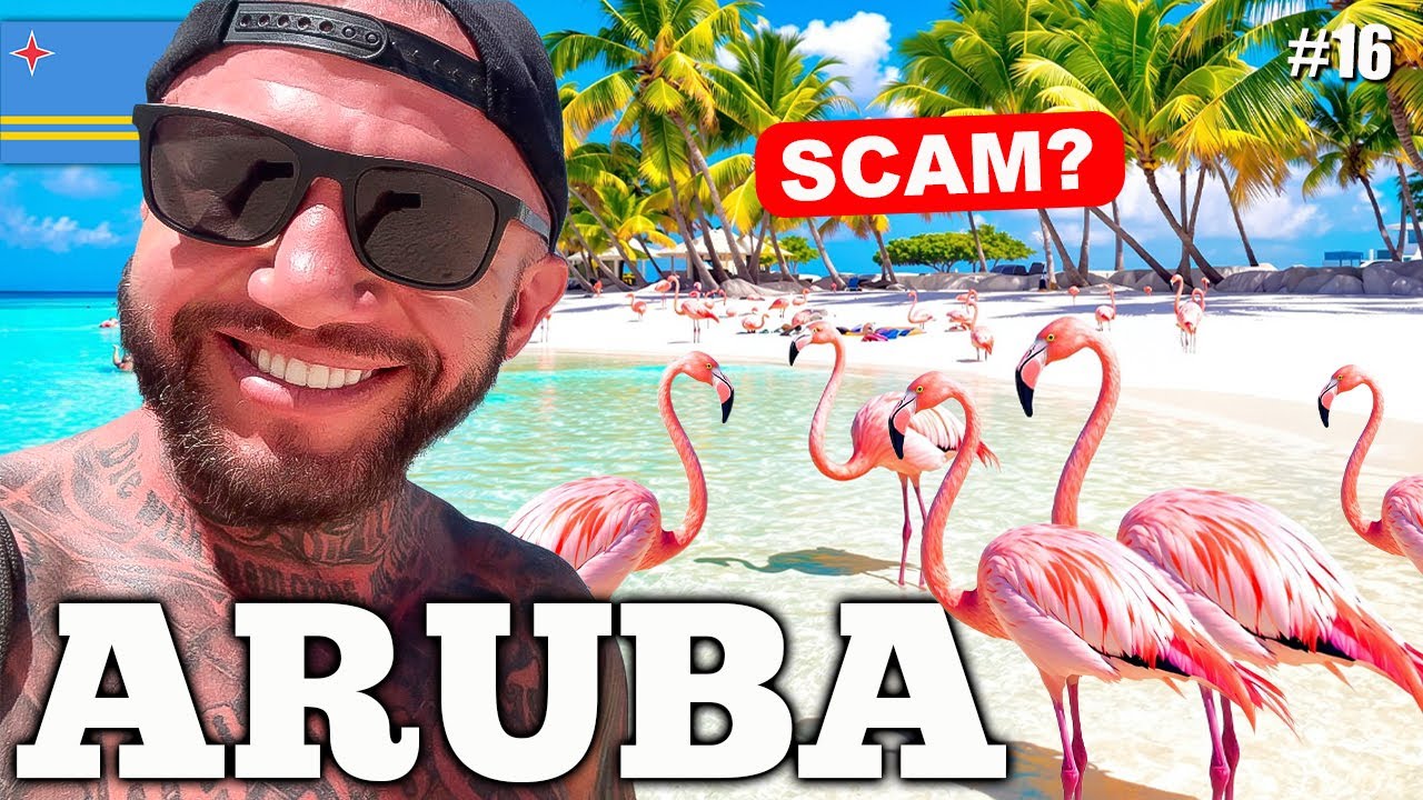 #16 ARUBA 🇦🇼 NAJWIĘKSZE KŁAMSTWO Karaib&oacute;w! 🦩FLAMINGI na Arubie to ŚCIEMA?!