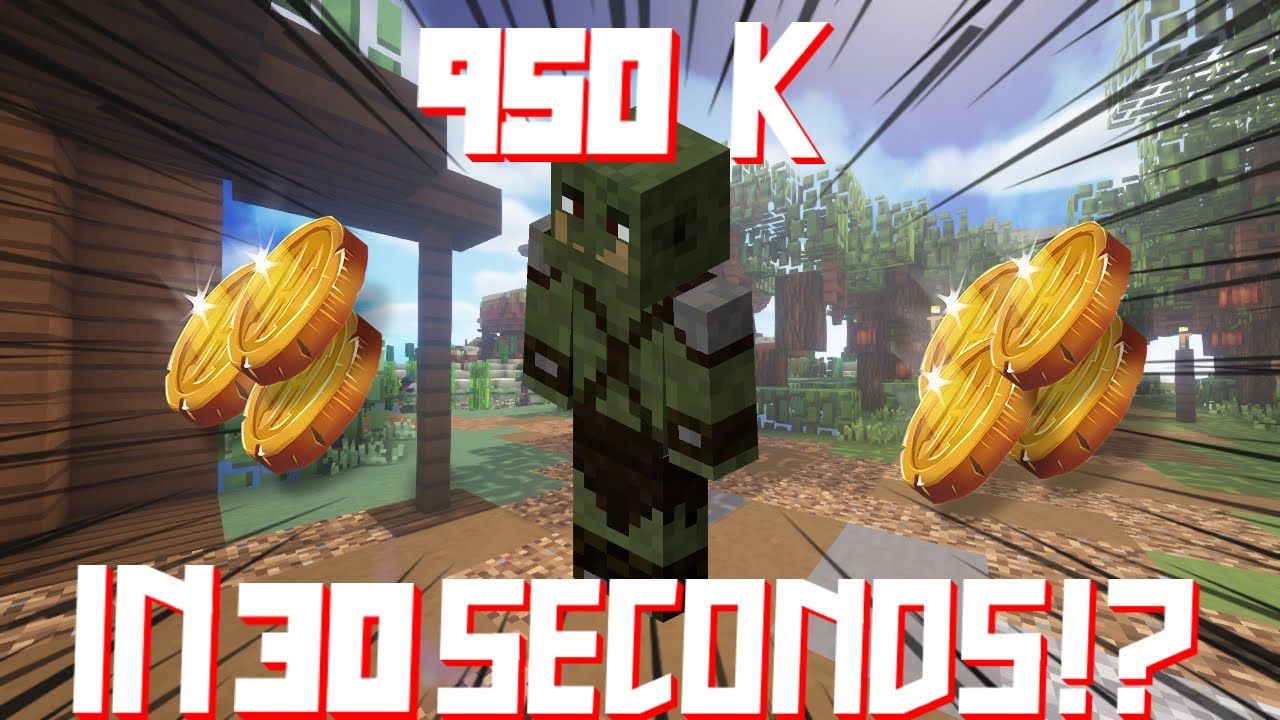 950K IN 30 SECONDS ?! | CRAZY MONEY MAKING METHOD | HYPIXEL SKYBLOCK