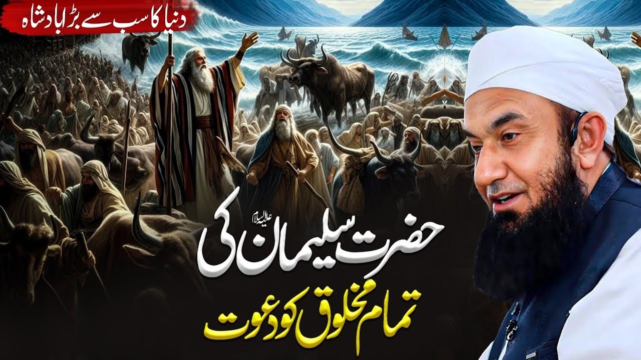 Hazrat Sulaiman (AS) Ki Tamam Makhlooq Ko Dawat Ka Waqia | Molana Tariq Jameel