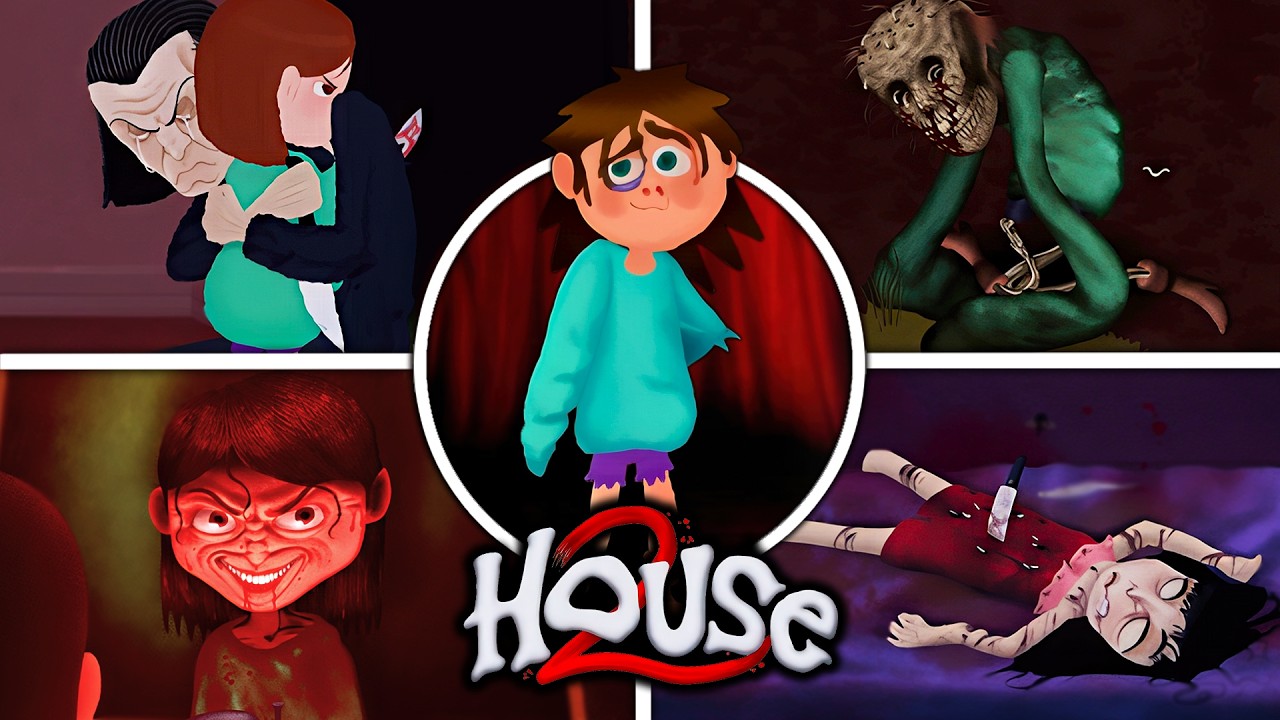 House 2 ►❗HOW TO GET ALL 8 ENDINGS + SECRET ENDING (Showcase)❗