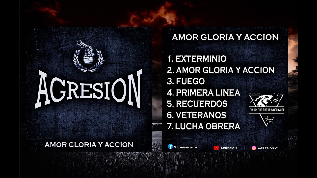 Agresión - Amor gloria y acción (Full Álbum - Released 2021)