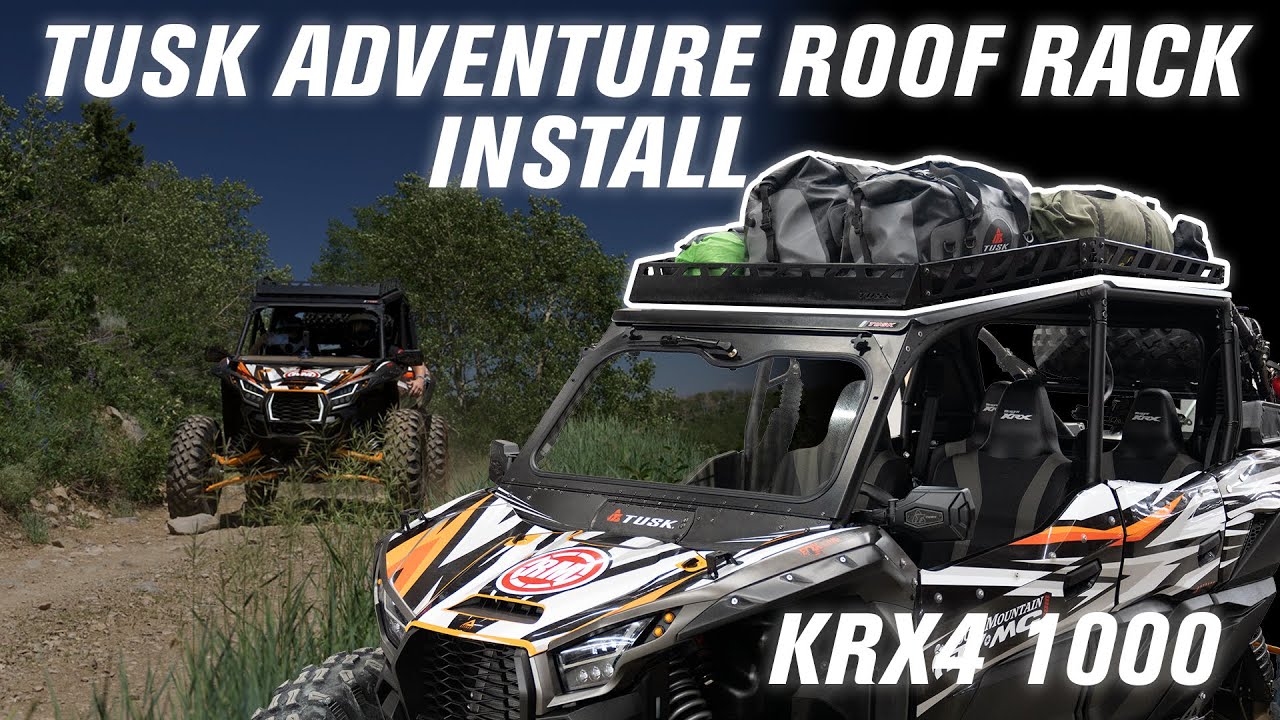 How To Install a Tusk Adventure Roof Rack on a Kawasaki KRX4 1000