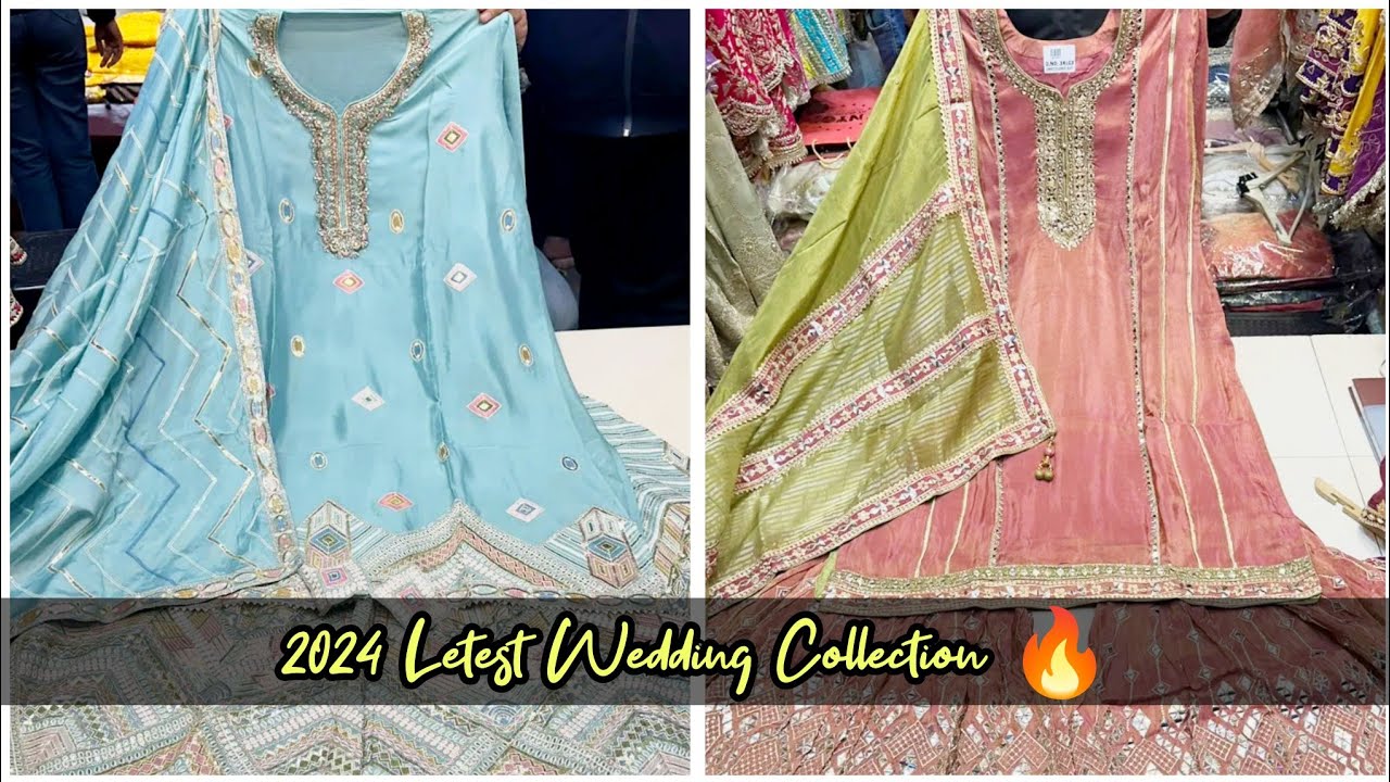 2024 Letest Wedding Collection 😍! घर बैठे करो Shadi की shopping 🛍️! 1 dress available 🔥