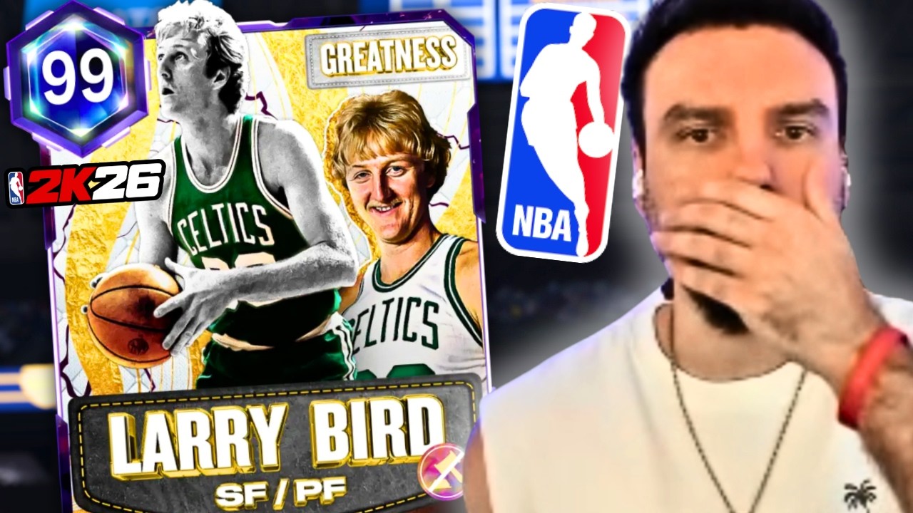 O LARRY BIRD 99 DE OVERALL É SURPREENDENTE NO NBA 2K26 MyTEAM!