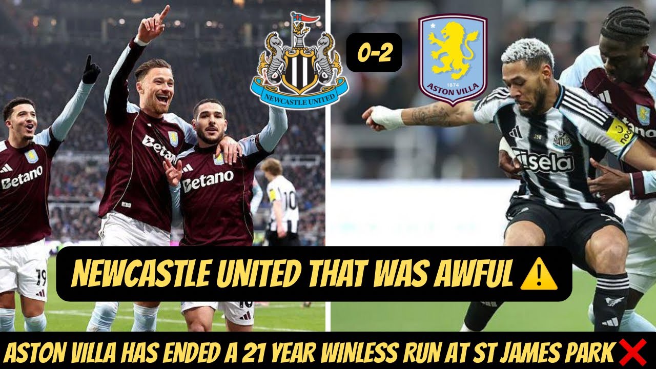 Newcastle 0-2 Aston Villa vlog - £200M TRANSFERS AND WE CAN’T SCORE, SHOCKING AGAIN !!!!