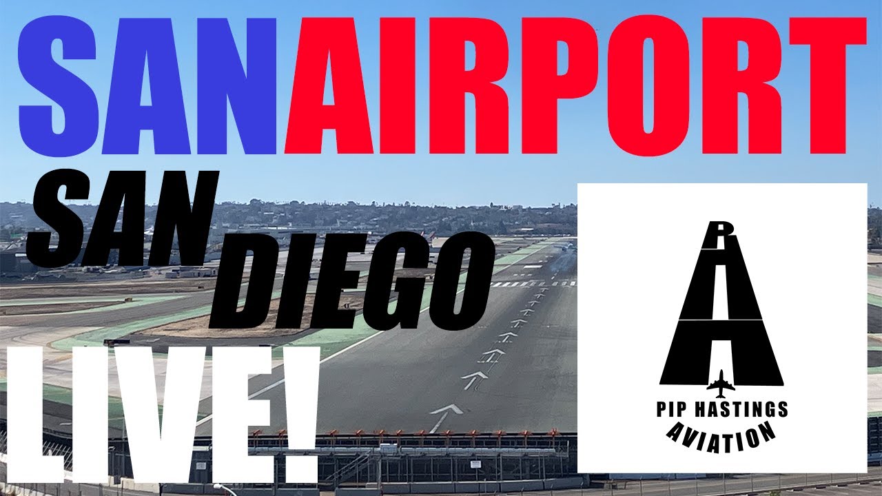 🔴 Live Planespotting From SAN: San Diego Airport  Best Planespotting Scenery in the USA! ✈️🛩️