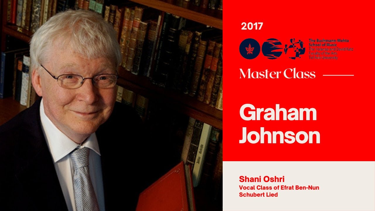 Graham Johnson Master Class - Schubert Lied - Shani Oshri