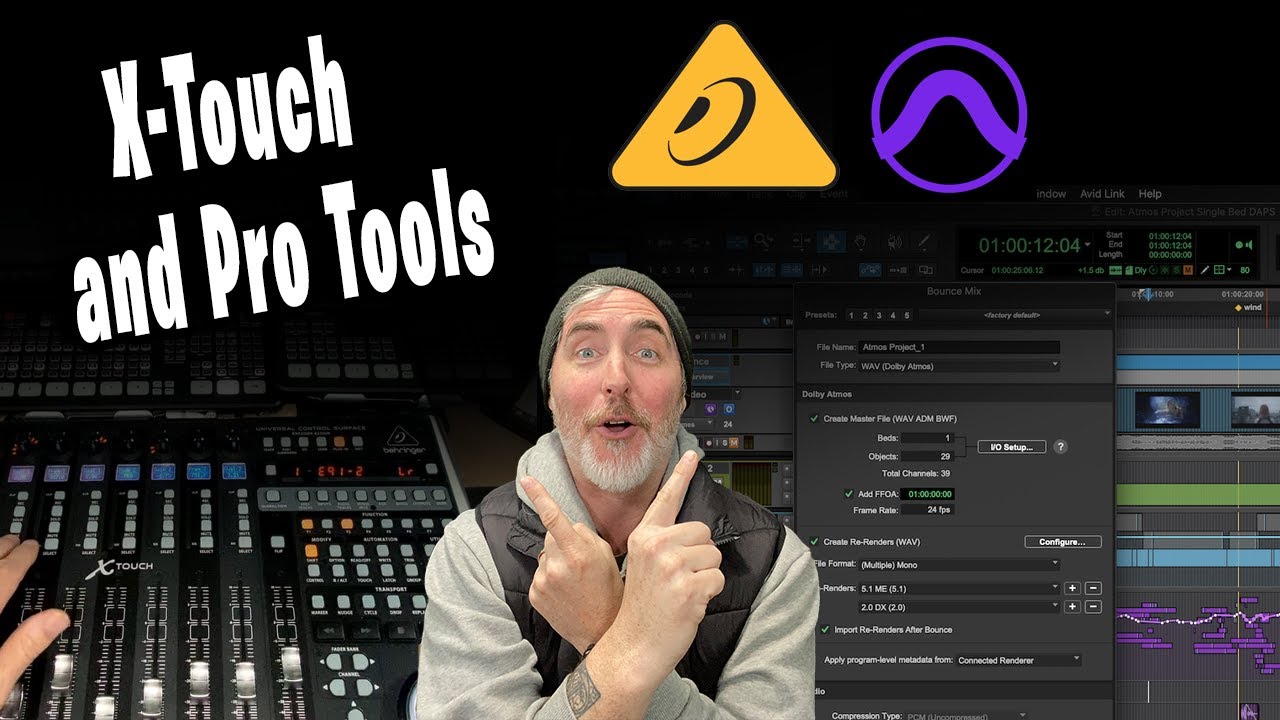 Connect your X-Touch to control Pro Tools