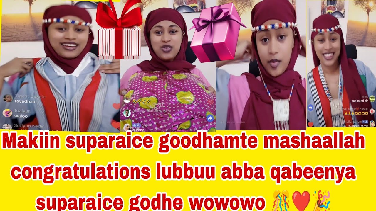 Makiin suparaice goodhamte mashaallah congratulations lubbuu🎊🎊❤️ abba qabeenya suparaice godhe ufata