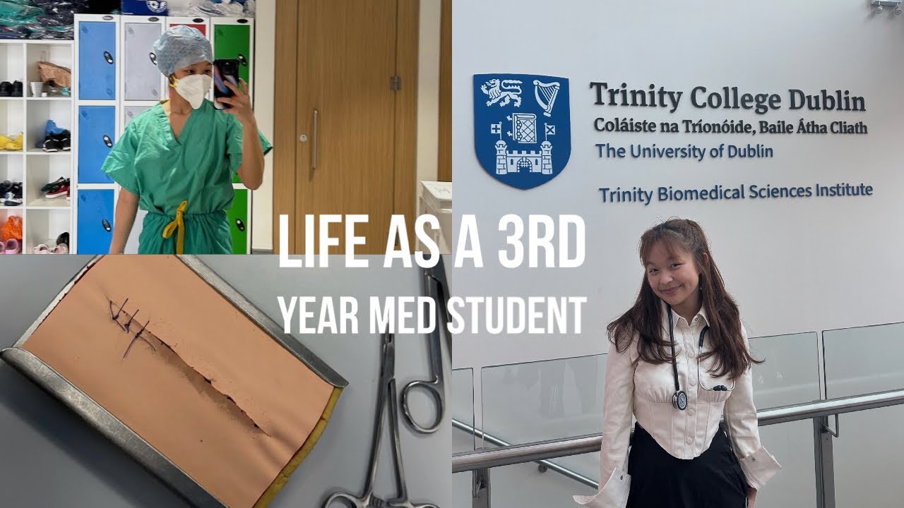 Trinity College Dublin Stethoscope ceremony/ 3rd Year Med student 's vlog/ Hike in Dublin