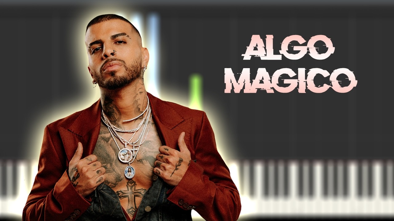 Rauw Alejandro - Algo mágico | Piano Tutorial / Partitura / MIDI