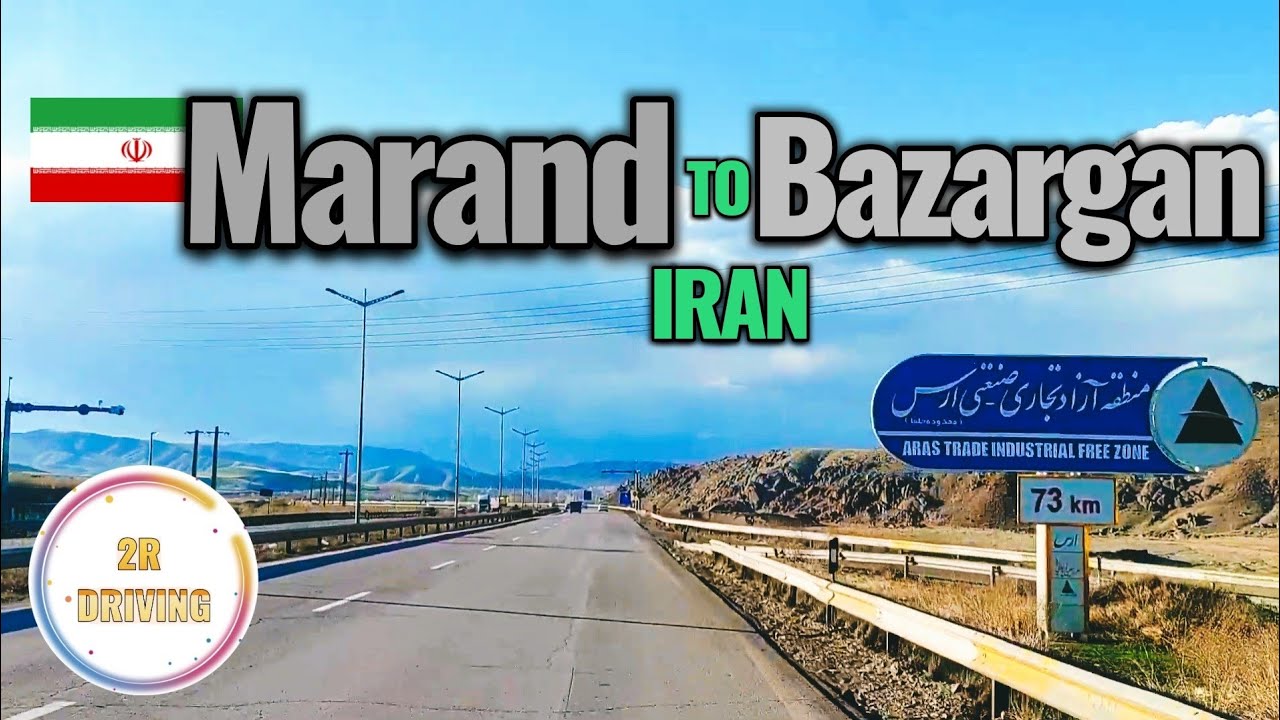 Marand Bus Ride from Marand to Bazargan Border | Iran to Turkey Road Trip 2025
