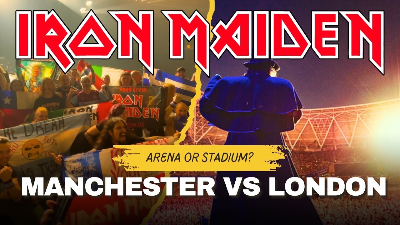 I Went to 2 Iron Maiden Concerts in 1 Week – Arena vs Stadium?