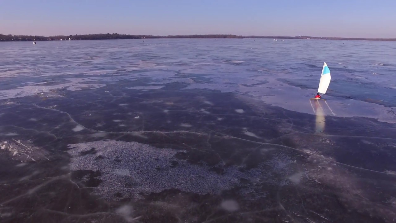 Lake Waubesa ice boats