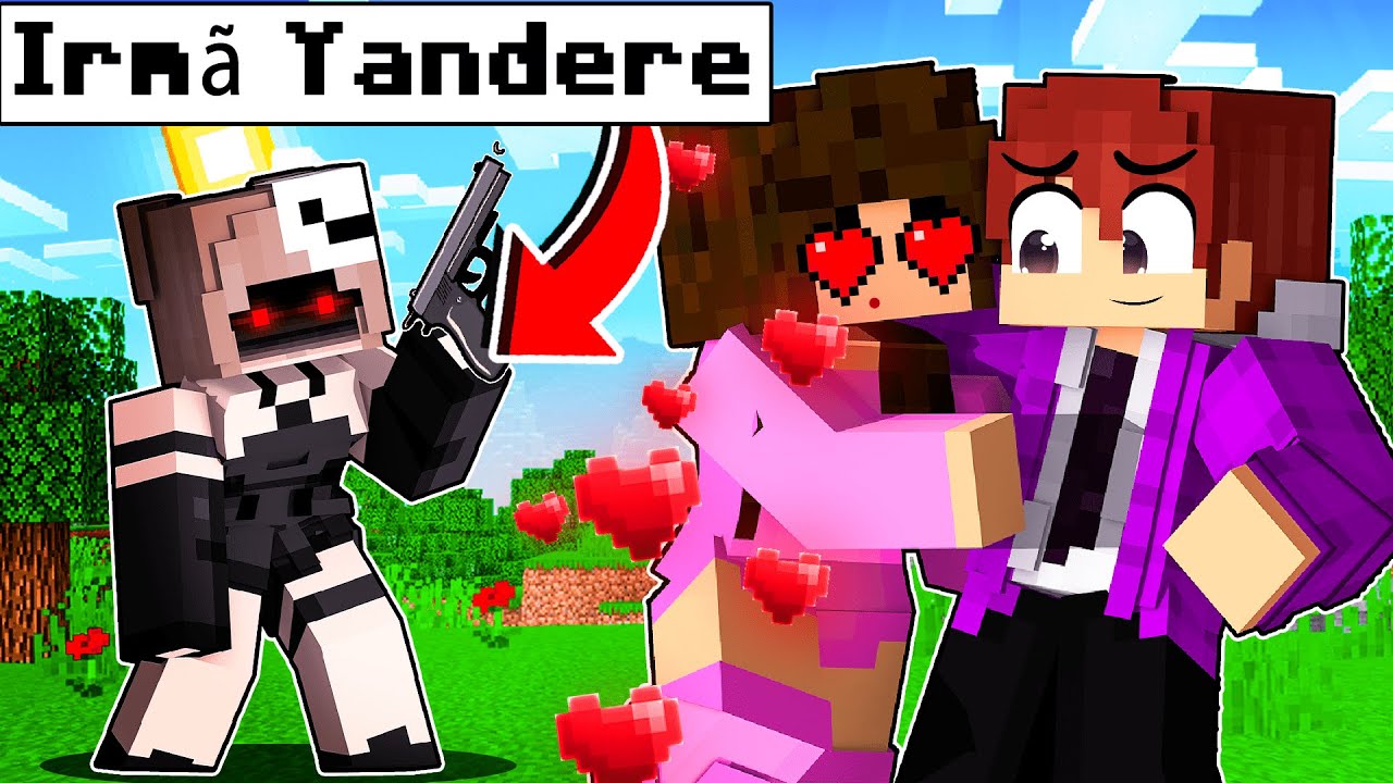 S4ULO tem uma IRMÃ YANDERE no Minecraft