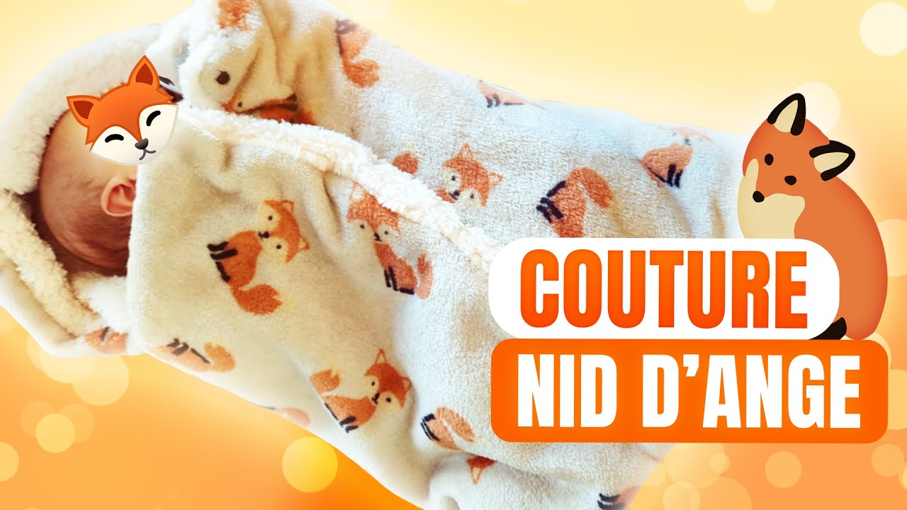 Coudre un NID D'ANGE réversible | tuto facile et rapide (avec patron)