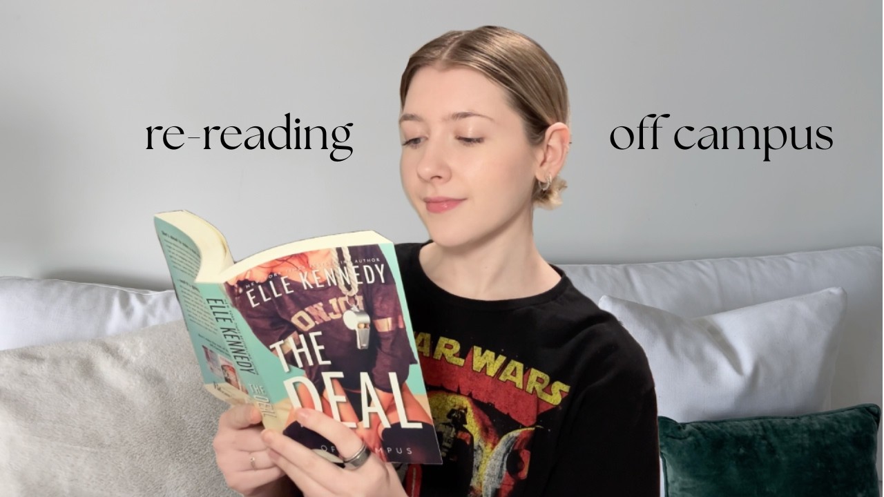 OFF CAMPUS READING VLOG | re-reading 