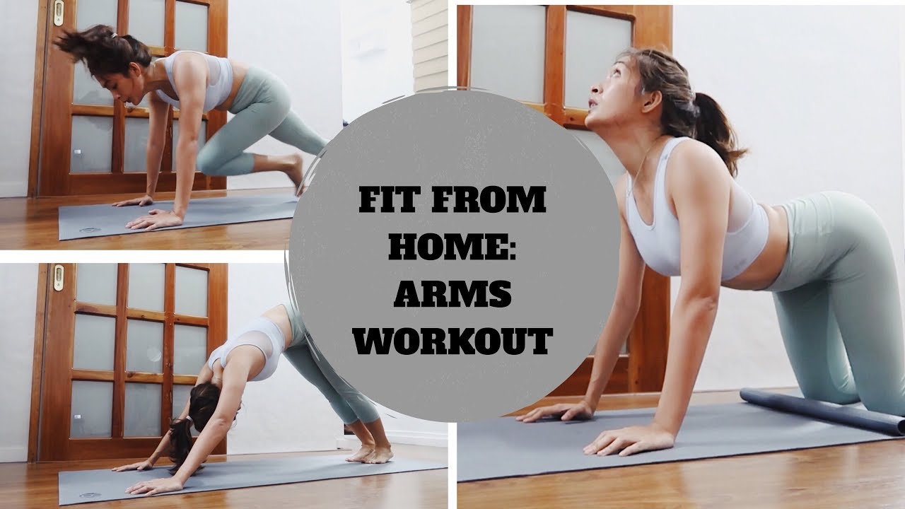 Fit from Home | ARMS workout | No Equipment