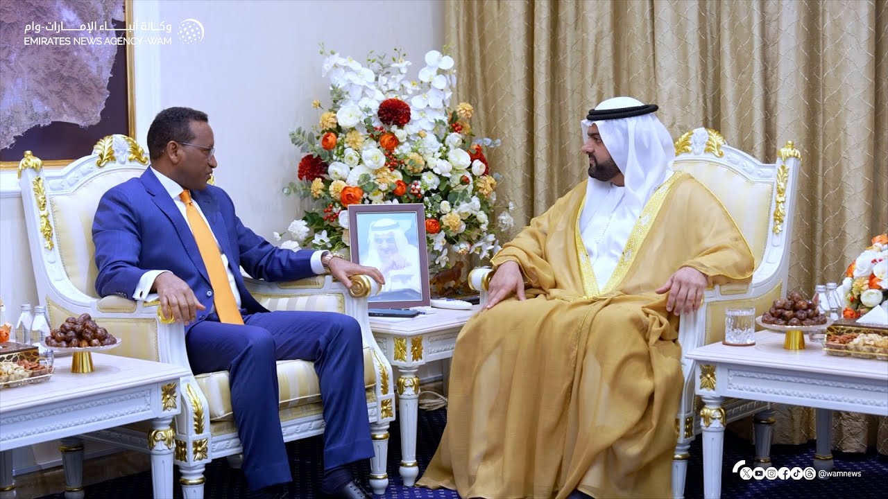 ولي عهد الفجيرة يستقبل سفيري إثيوبيا وسلوفاكيا