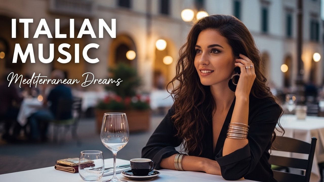 🎶 Italian Vibes & Mediterranean Music 🎶 Scenic Amalfi Coast & Lake Como Gentle Continuous Flow