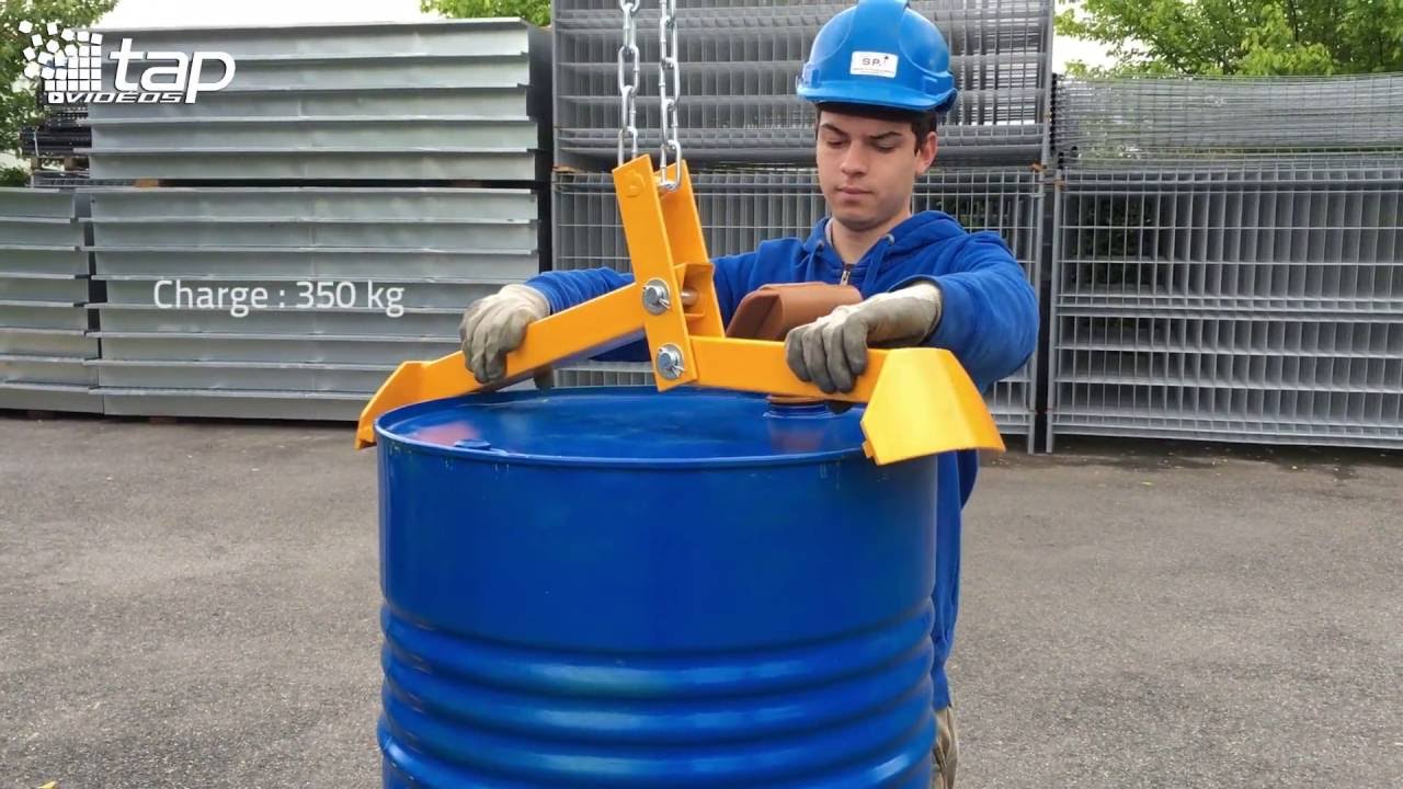 Pince à fût Tap France - Manutention industrielle