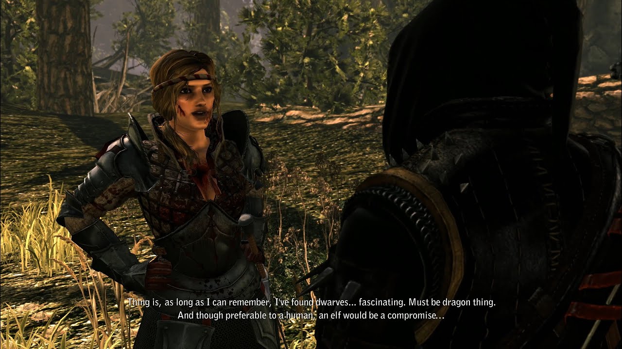 The Witcher 2: Geralt frees Saskia