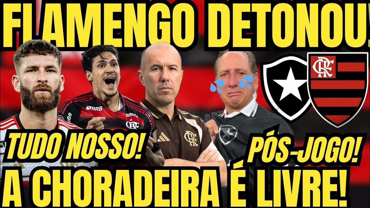 🚨PÓS-JOGO: BOTAFOGO 0 X 3 FLAMENGO PELO BRASILEIRÃO! CHORADEIRA LIVRE!e