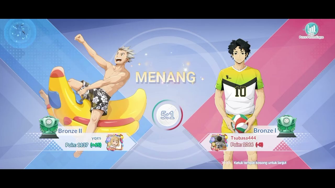 HAIKYU FLY HIGH, gameplay bokuto sp di team nekoma full receive 