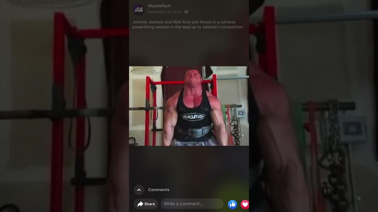 Matt Kroc and Johnnie Jackson powerlifting training
