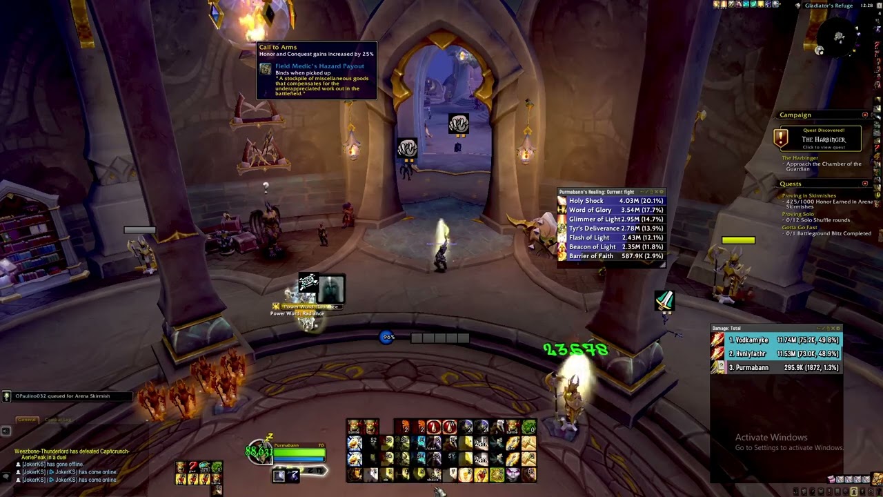 10.2.7 - Holy paladin getting to be really boring.