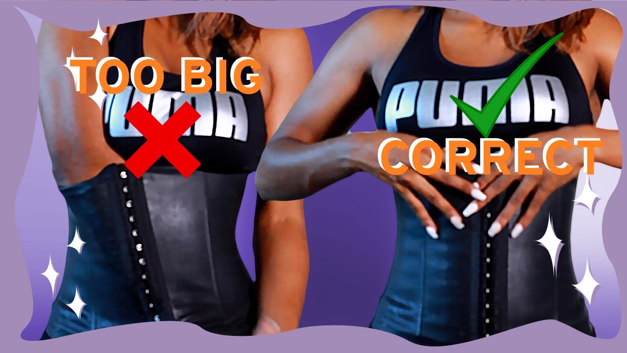 Waist Trainer Sizing - Too Big vs Correct Size
