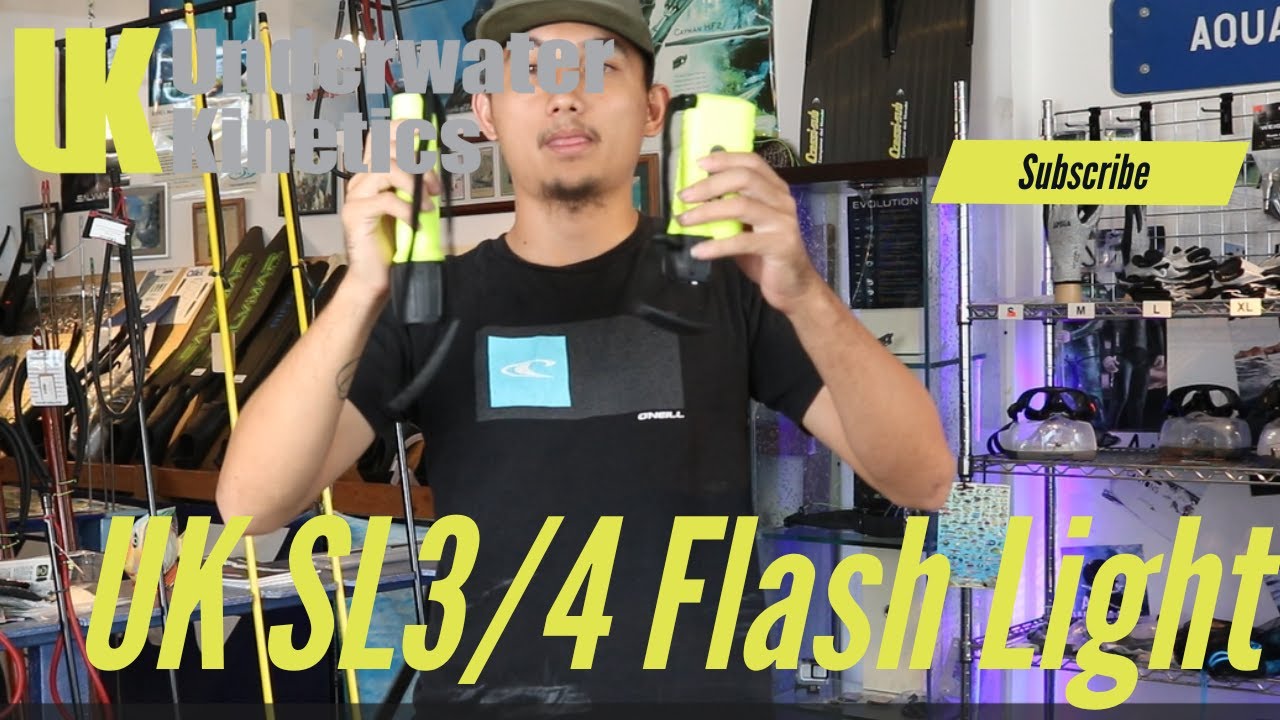 UnderWater Kinetics  SL3/SL4 Flashlight review