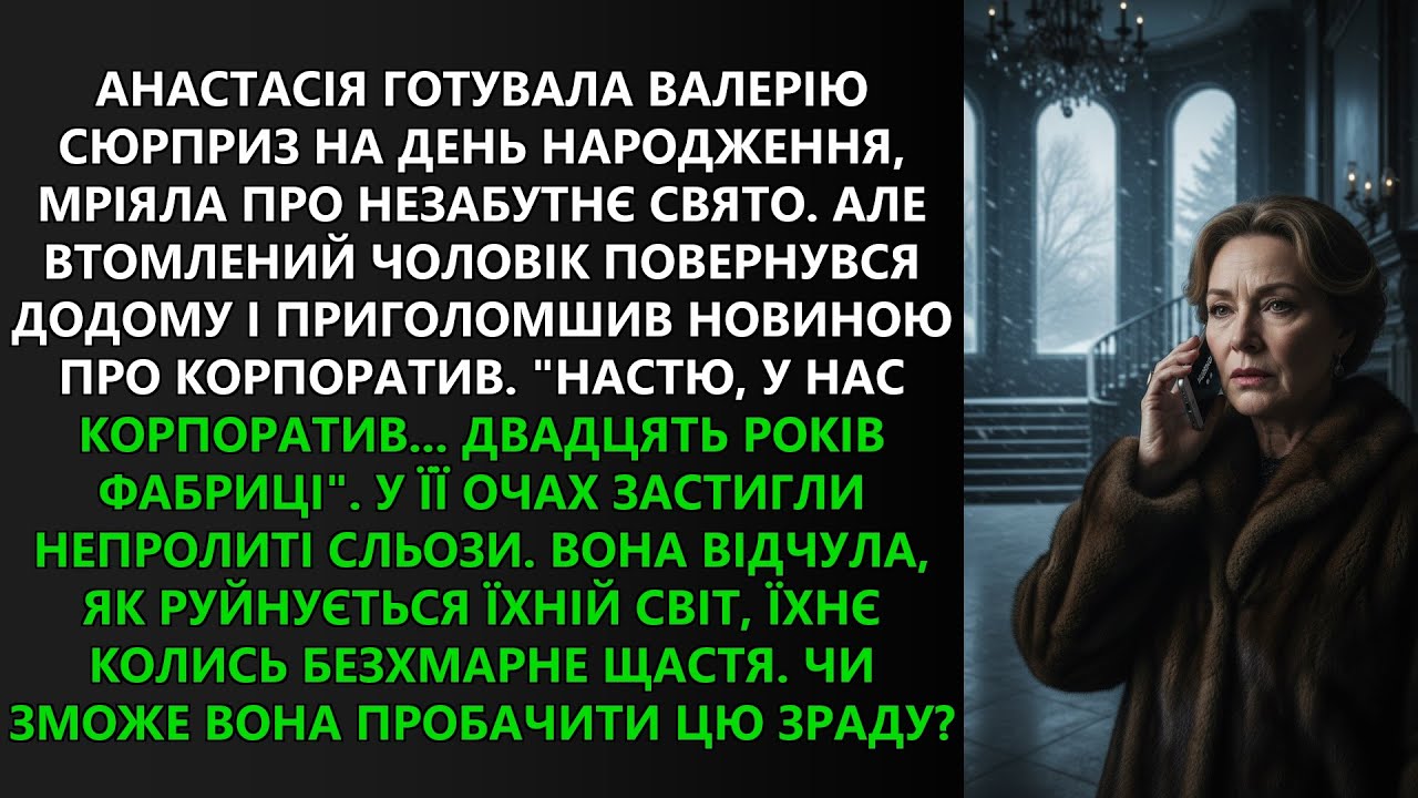 Анастасія готувала Валерію сюрприз на день народження, мріяла про незабутнє свято. Але