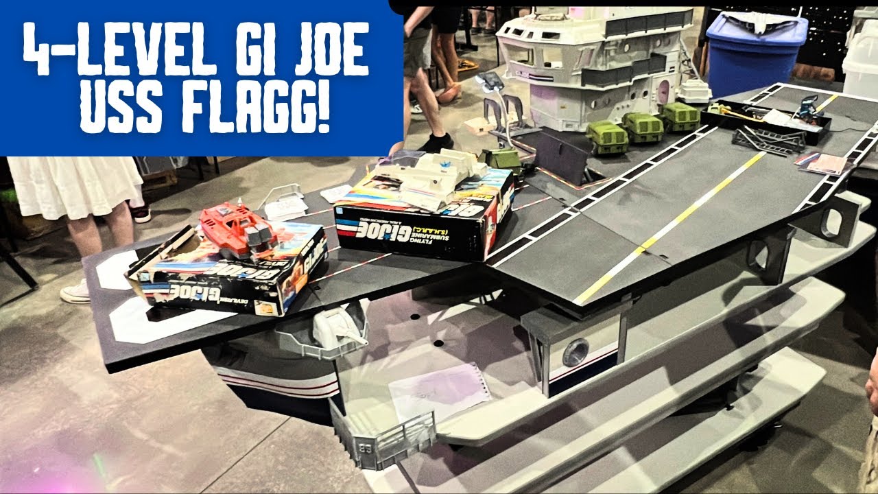 GI Joe USS Flagg Custom Base with TONS of Accessories Available- JoeFest 2025