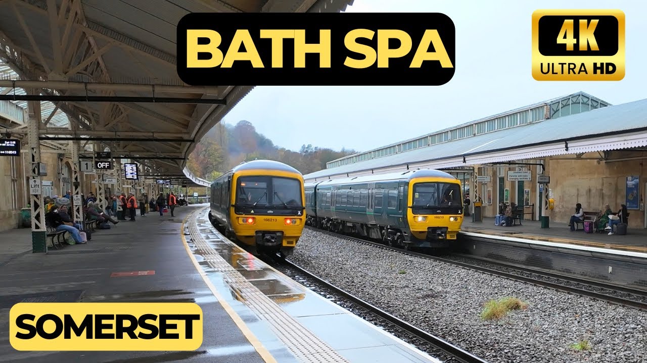 Trains At BATH SPA (10/11/2025) - Beautiful Station & Scenery
