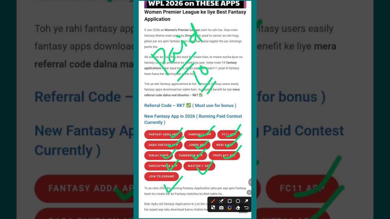 Top 10 fantasy App 2026 | WPL | Fantasy App 