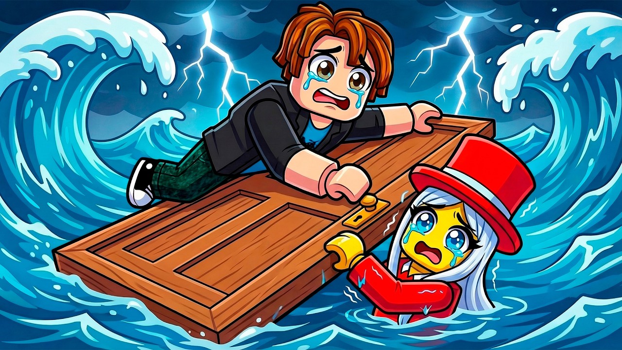 Survive The TSUNAMI For A SECRET PRIZE in Roblox!