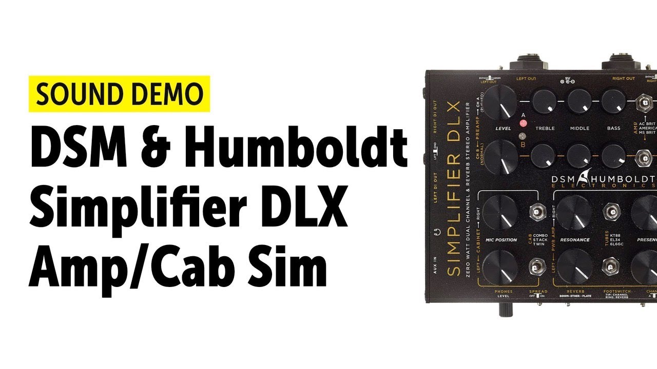DSM & Humboldt Simplifier DLX - Sound Demo (no talking)