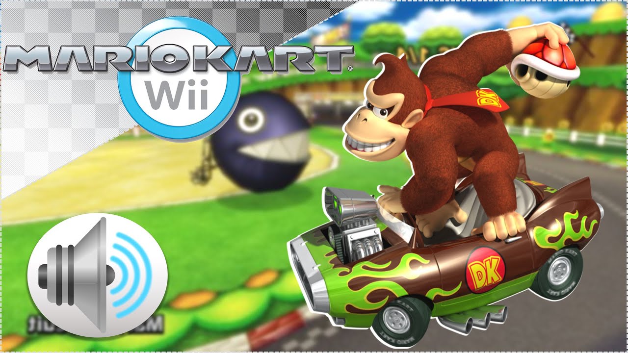 Mario Kart Wii - Donkey Kong Sound Effects / Voice Clips