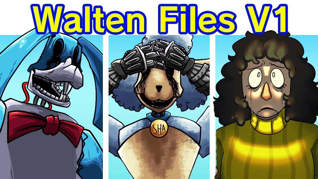 FNF x The Walten Files Mod V1 | VS Bon (Analog Horror)
