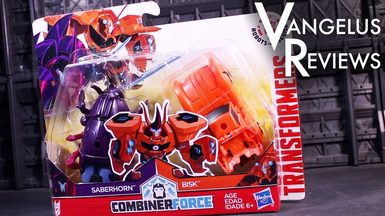 Crash Combiner Saberclaw / Bisk & Saberhorn (Transformers RID 2015) - Vangelus Review 402
