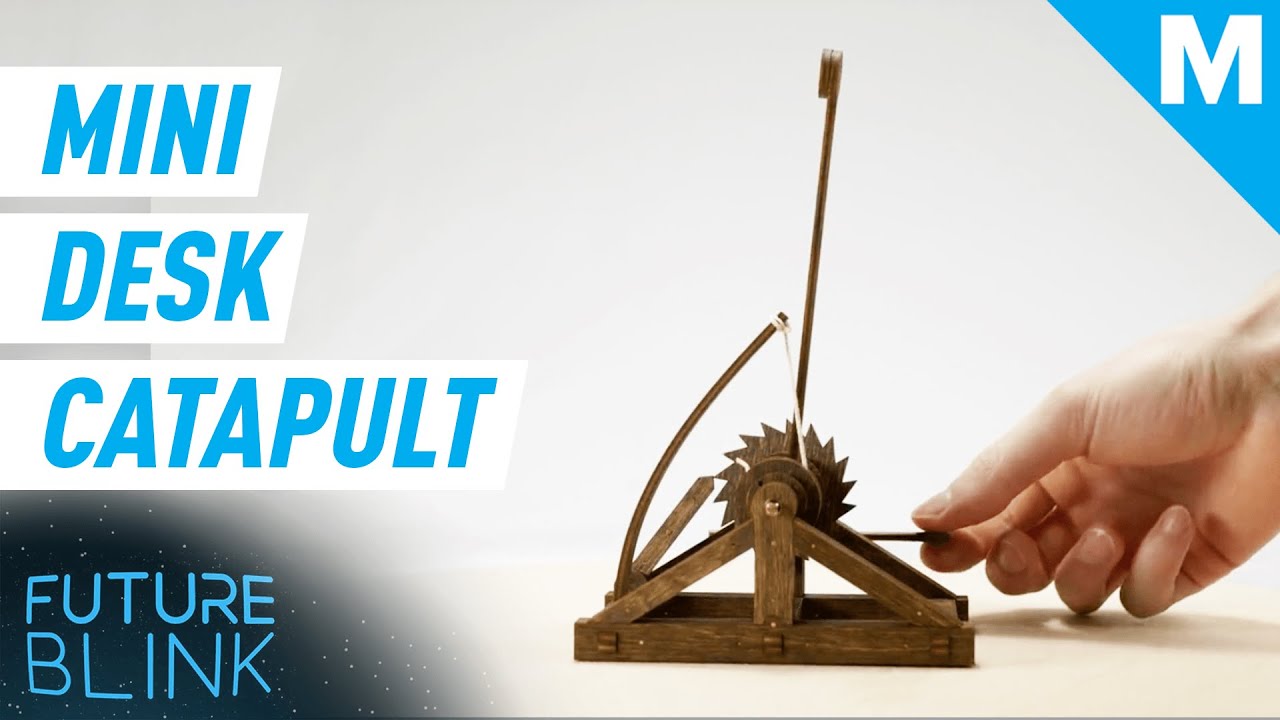 This Tiny Catapult Is Perfect For Annoying Your Coworkers | Future Blink