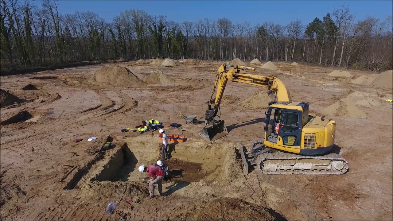 Fouilles archéologiques à Presles-et-Boves (Aisne), 2017