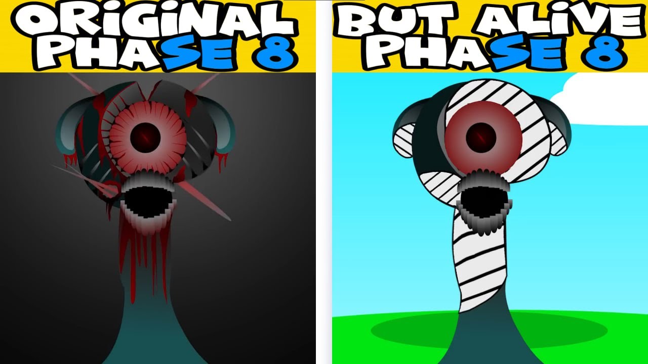 Incredibox Sprunki -  Original Phase 8  VS But Everyone Is Alive
