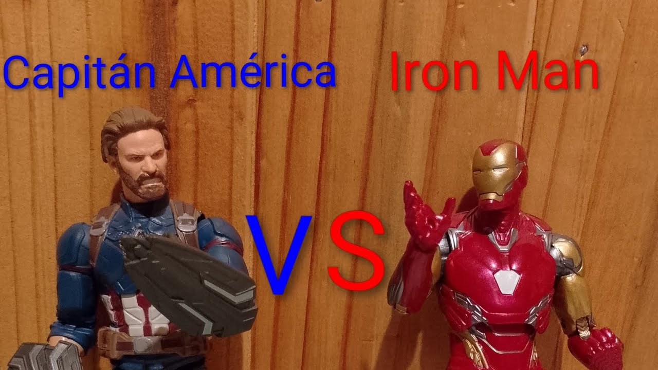 Capitán América VS Iron Man 2 (Stop Motion)